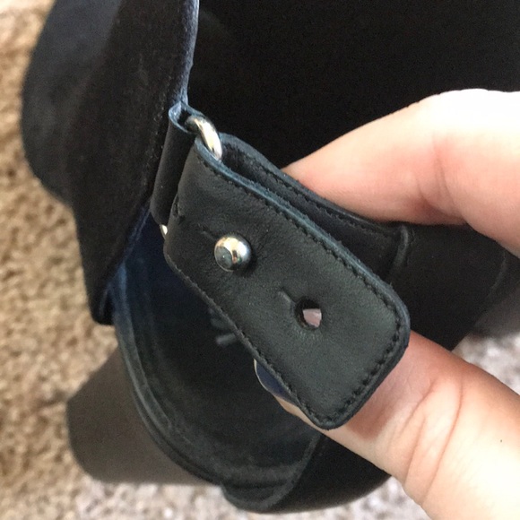 Vince Addison Black Cutout Booties - Picture 7 of 8